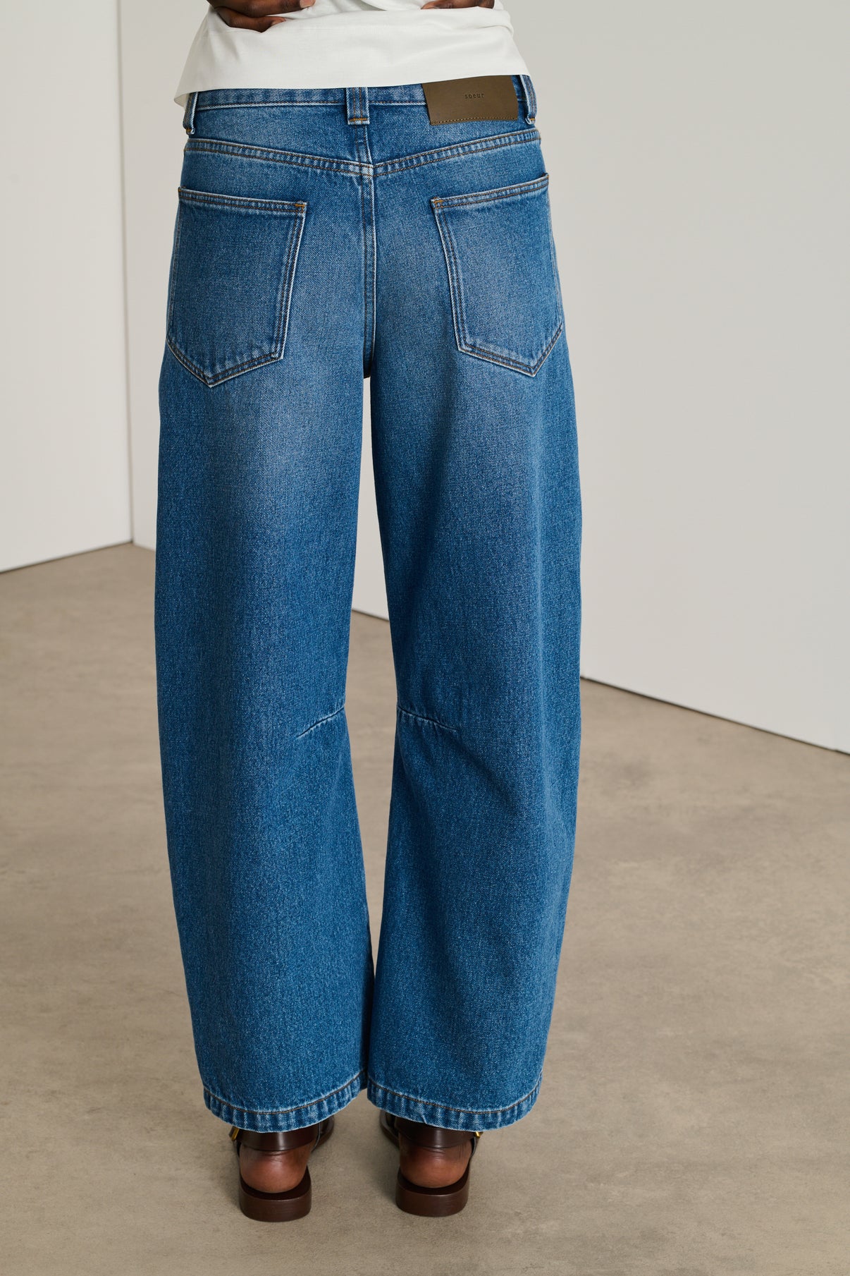Jean Eliott - Bleu - Coton - Femme vue 2