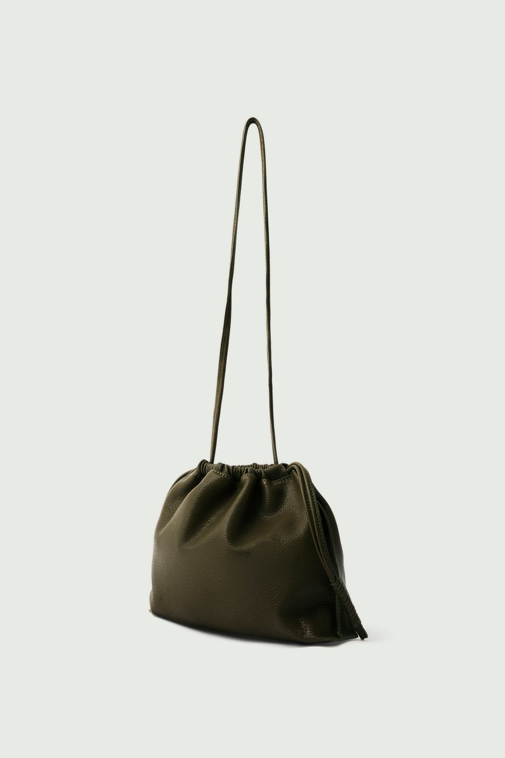 Sac Suzette - Vert Olive - Cuir - Femme vue 5